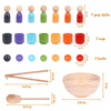 Wooden Dolls & Cups