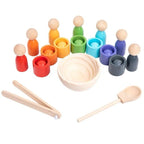 Wooden Dolls & Cups