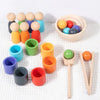 Wooden Dolls & Cups